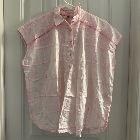 Pilcro Anthropologie, XS, oversized box barbiecore tee - Picture 7 of 7